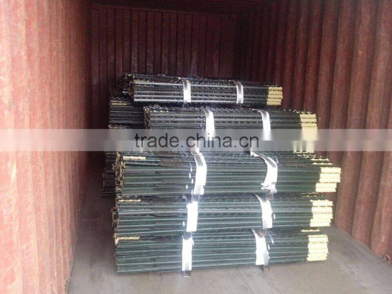 Hot new product for 2015 Green painted heavy duty t post