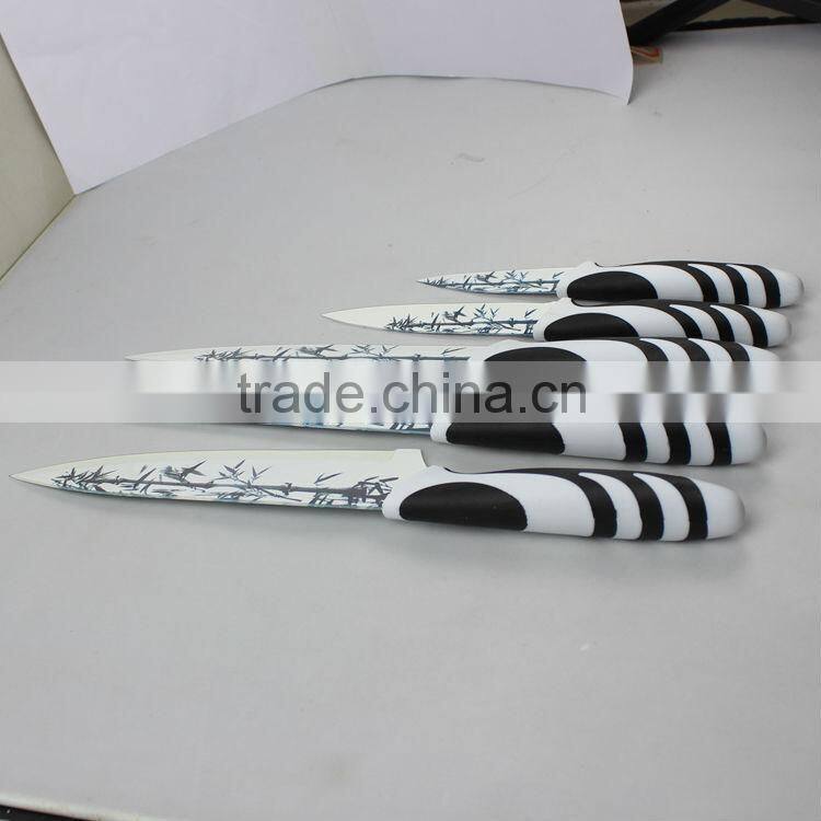 Fashion Printing kitchen knife set