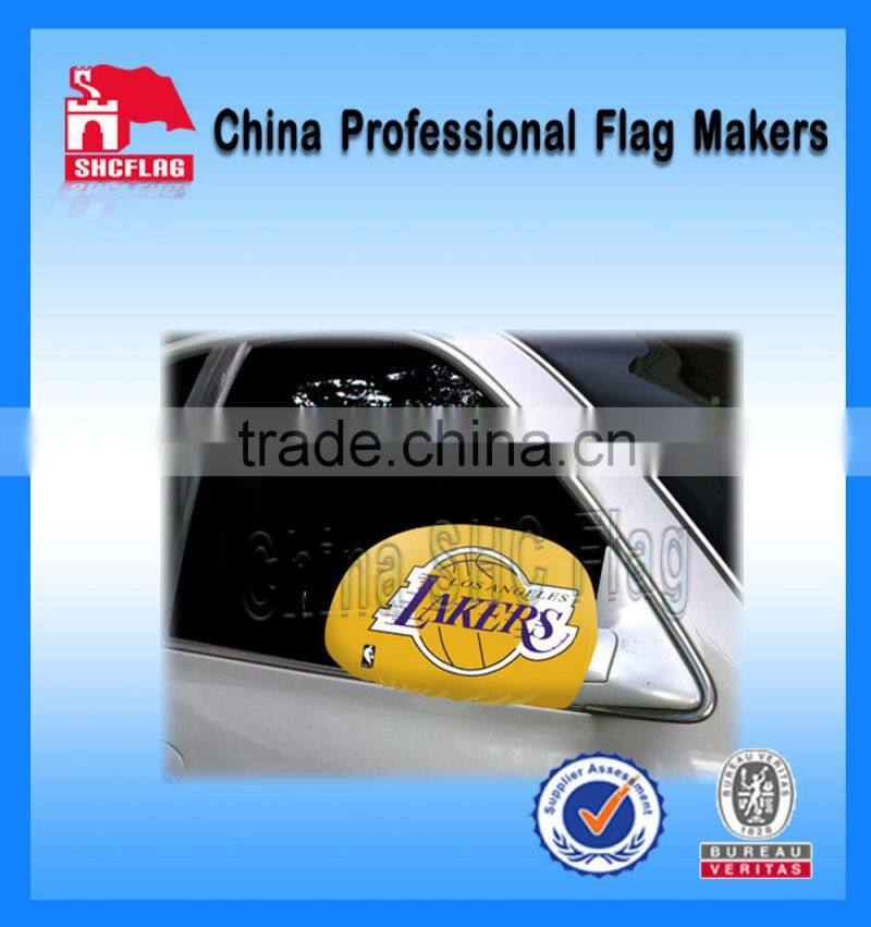 Decorative and fashionable mirror cover flag