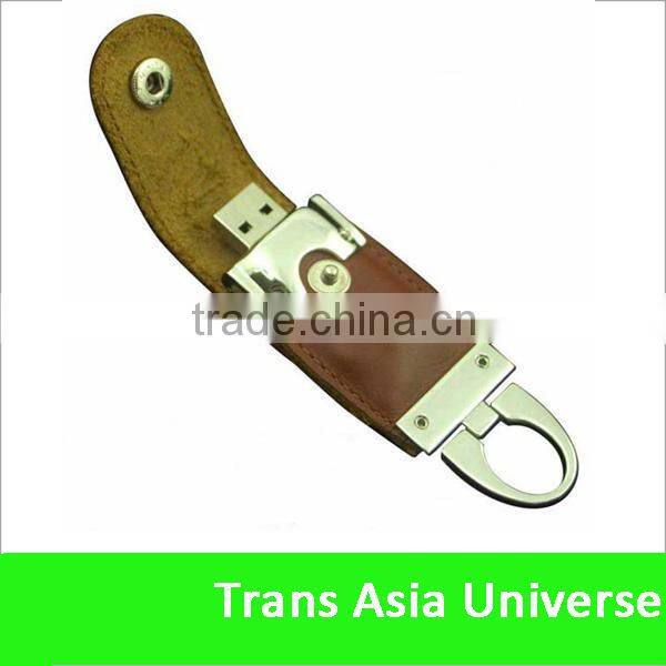 Popular Hot Selling 32gb leather usb flash drive