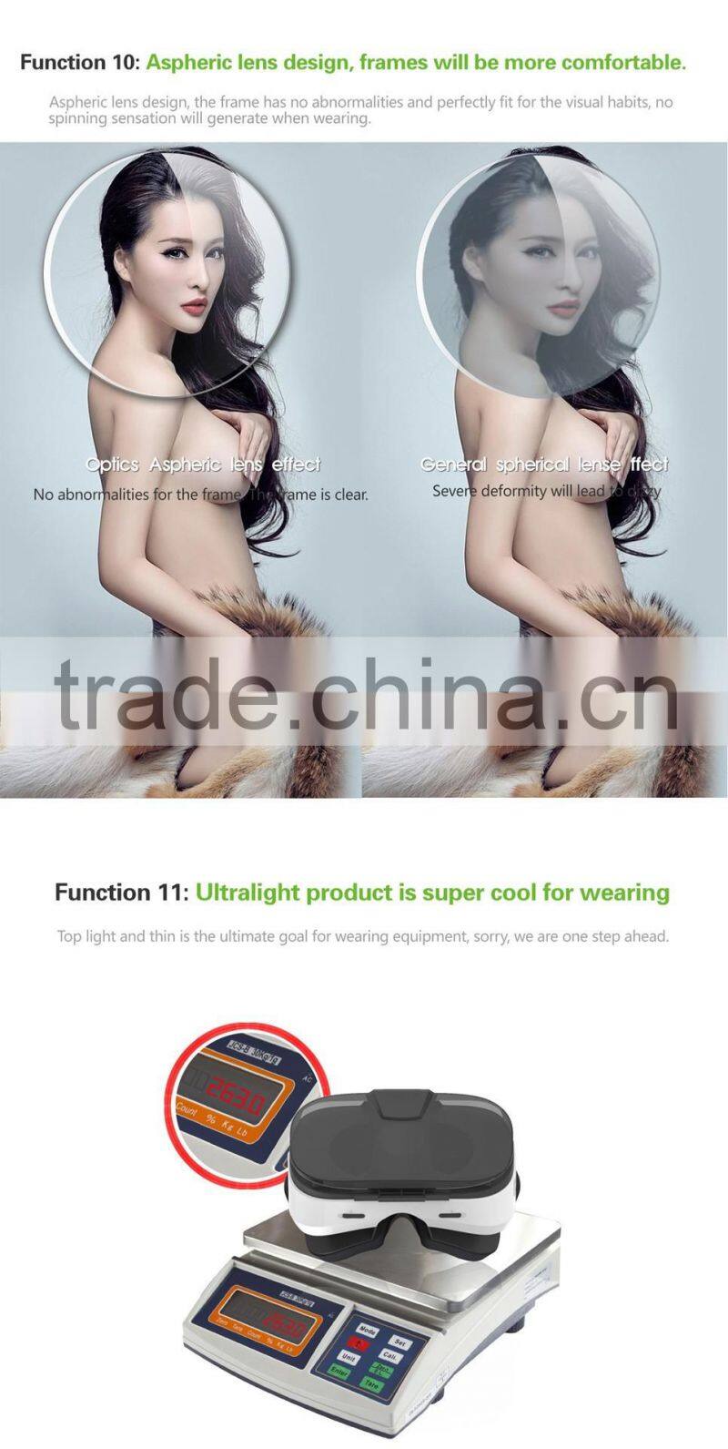 New type gadgets high quality 102 VR box Fiit VR 2N 3d virtual reality glasses best selling with a factory price