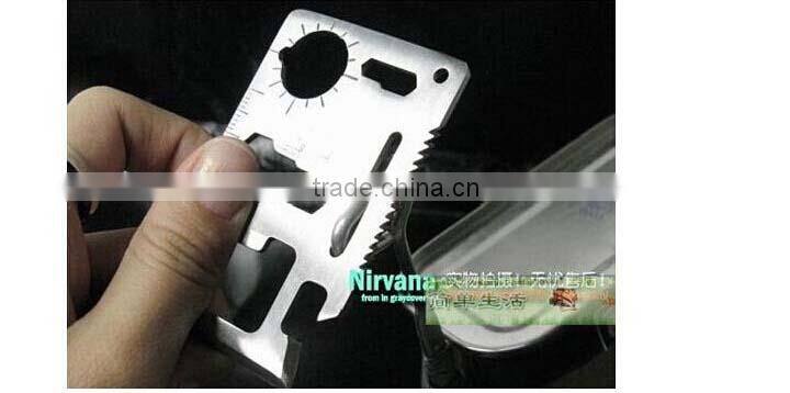 Multi-function Saber Card Tool Card Tool Outdoor Camping Universal Life Saving Card