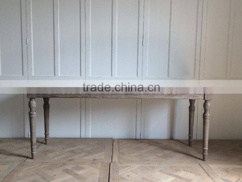 vintage reclaimed wood furniture/rustic dining table/wooden dining table