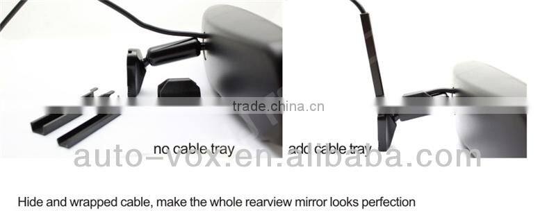 4.3" Screen TFT Car LCD Rearview DVD Mirror Monitor