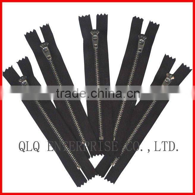 Metal Finished Zipper or Zips