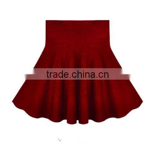 Elastic High Waist Super Soft Breathable Bubble Short Skirt