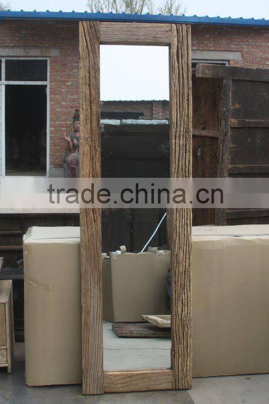 Chinese antique natural frame mirror