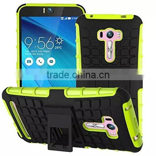Keno Hot Selling PC+TPU Hybrid Kickstand Back Cover Phone Case for Asus Zenfone Max ZC550KL, Cover Case for Asus Zenfone Max