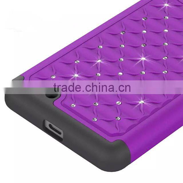 Keno Hybrid Studded Diamond Bling Case Cover for Microsoft Lumia 950