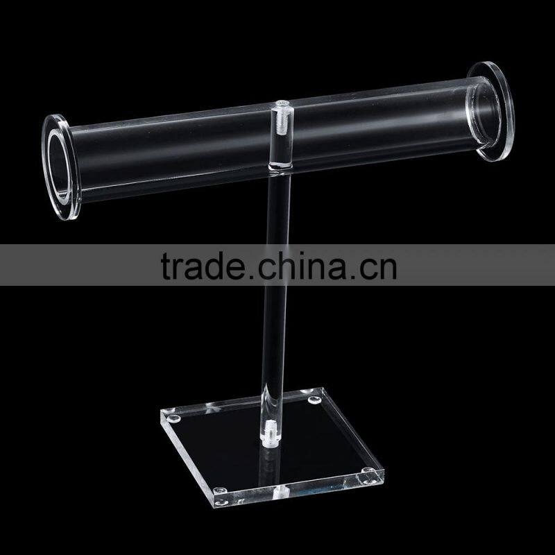 2016 clear plastic wholesale jewelry makeup display shelf
