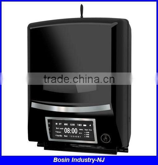 commercial LCD display electric automatic toilet paper dispenser