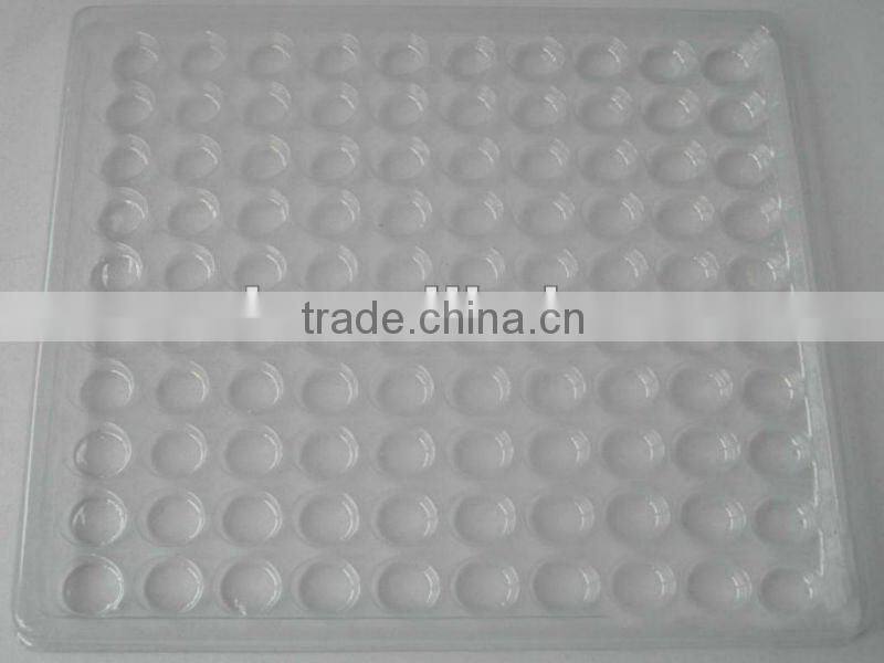 Plastic blister packing trays