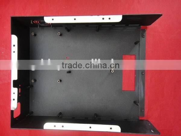 Mask before powder coating sheet metal parts aluminum box