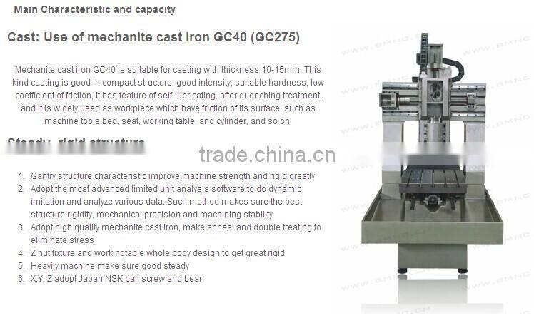 3D CNC Engraving Milling Machine BMDX6050