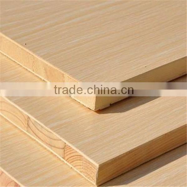 High Quality Melamine Laminated Blockboard For Furniture And Cabinets