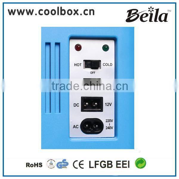 china supplier 8 liters portable mini icebox for car,cheap cooler&warmer box
