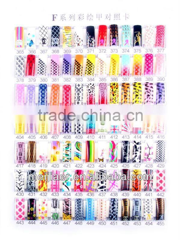 French colored acrylic nail tips nail arts products
