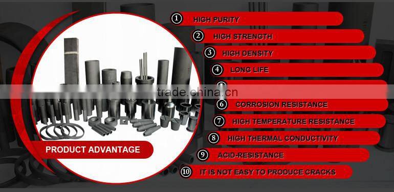 graphite mold material for glass and graphite molds for glass