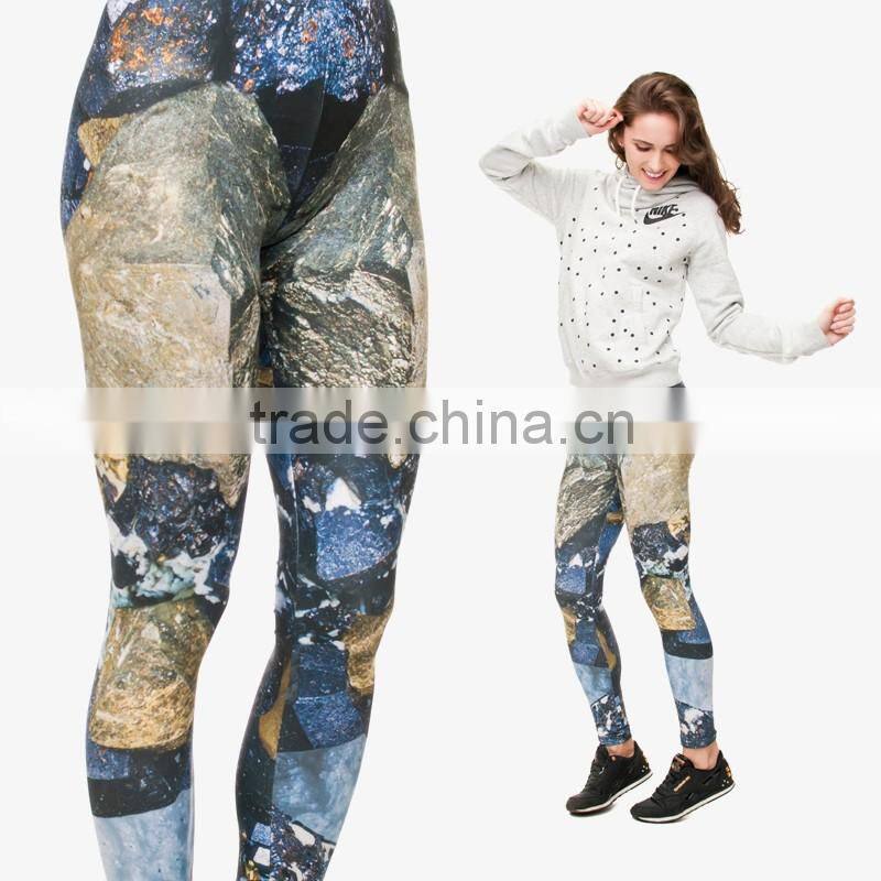 factory price 3d digital full print colorful womens gym leggings printed