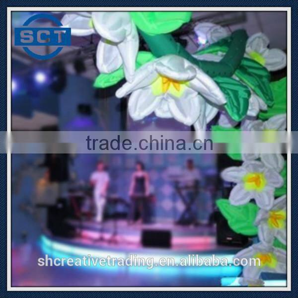 Lighting LED 10m Wedding Inflatables Flowers