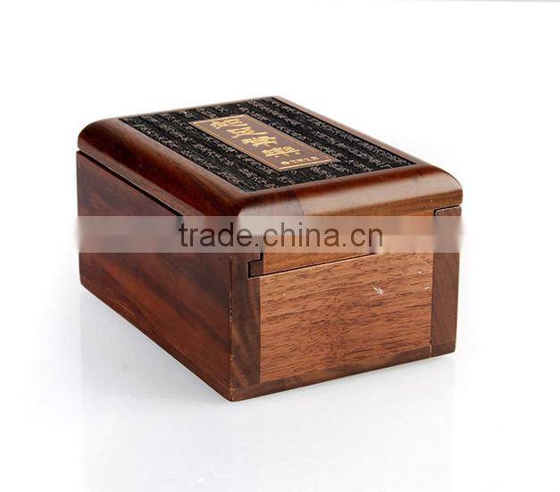wood health product packing box