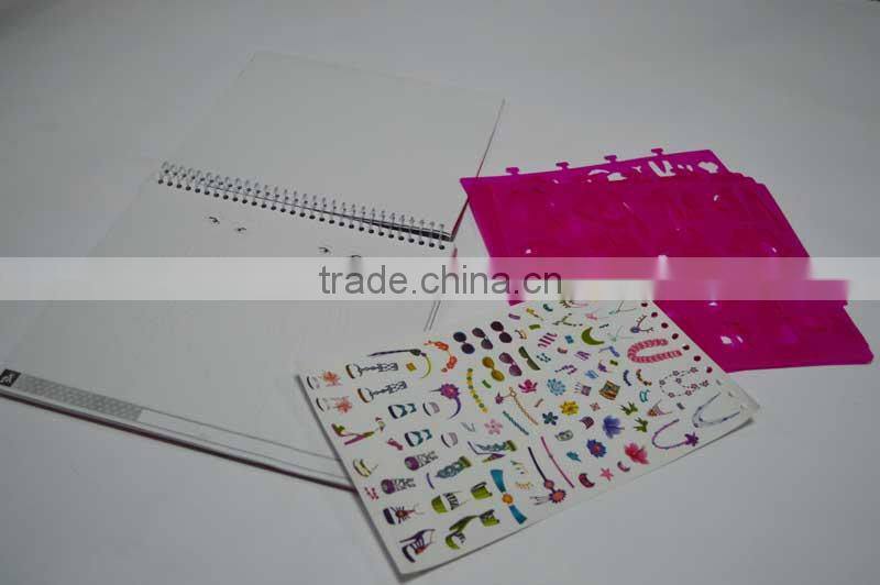 OEM fashion sketch books