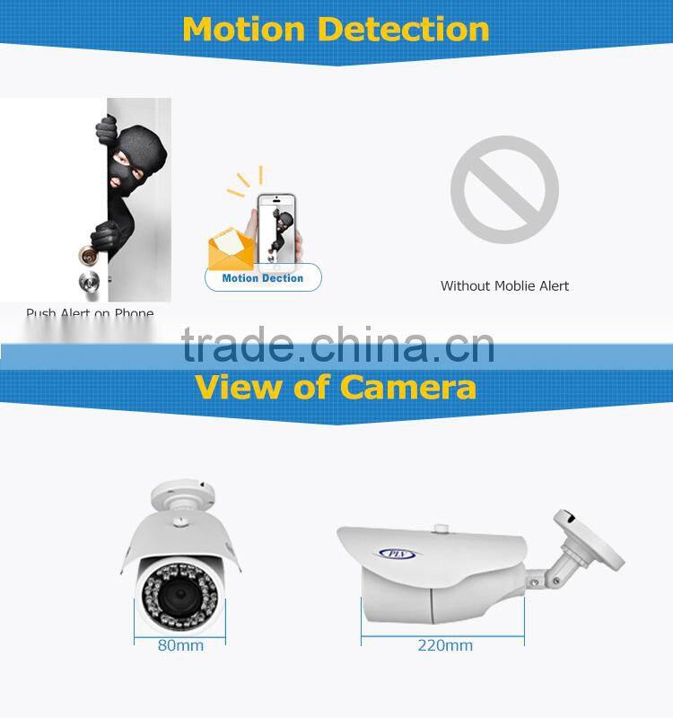 home security 2.1 megapixel ahd outdoor IP66 metal casing motorized zoom ahd camera