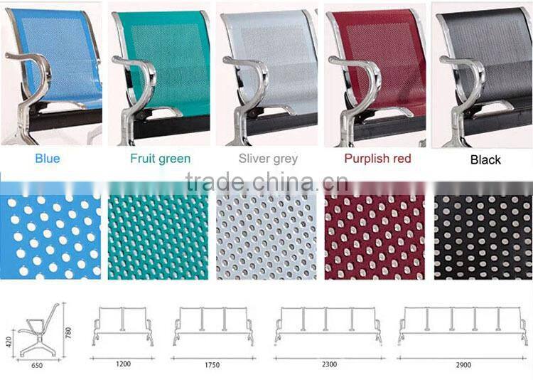 Hot sale furniture 3 seaters airport waiting chair
