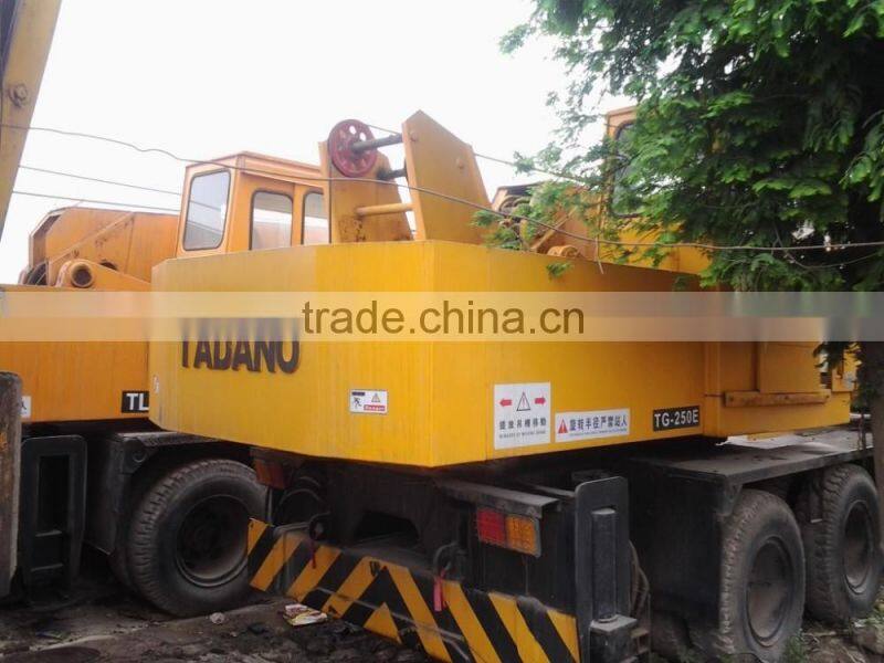 used Tadano truck crane 25ton TG-250E | mobile crane TG-250E | secondhand 25ton tadano crane for sale