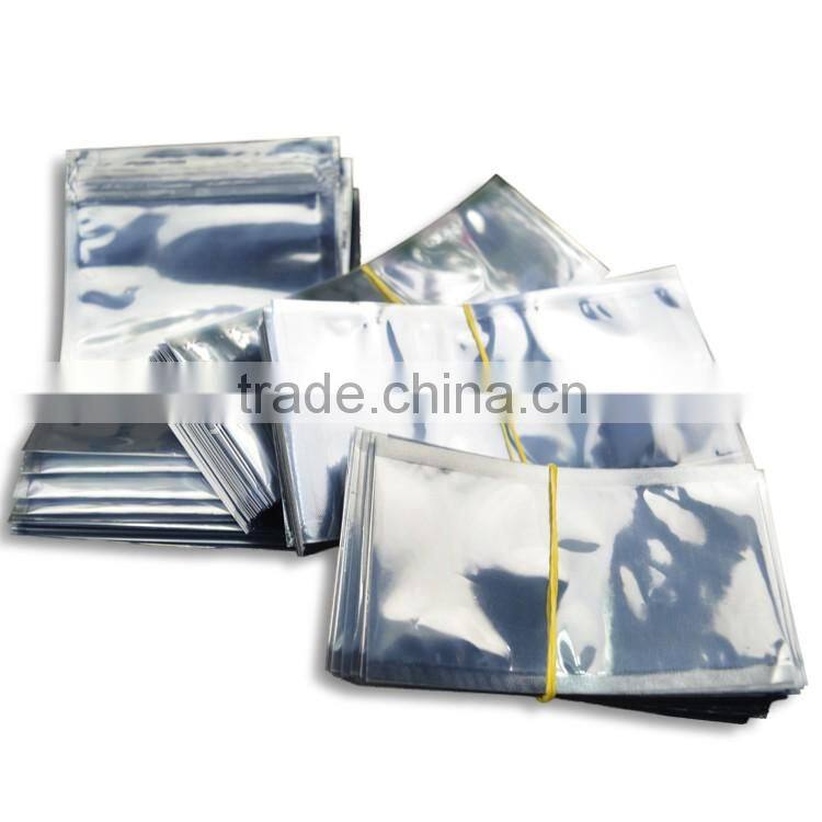 resealable lamination zipper PET PE lamination packing bag , antistatic vacuum bag