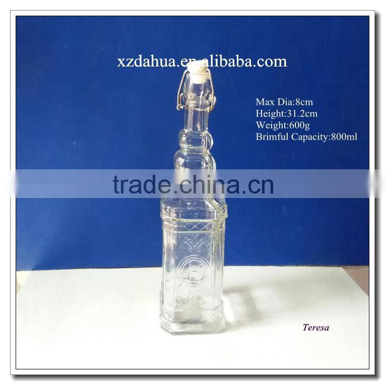 wholesale 100ml glass wine liquor bottle
