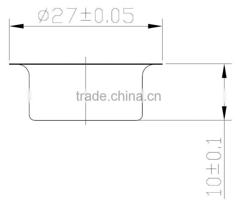 weld diaphragm for load cell GB-01