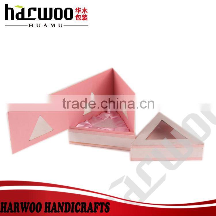 2014 wholesale cute paper perfume bottle display case with lid