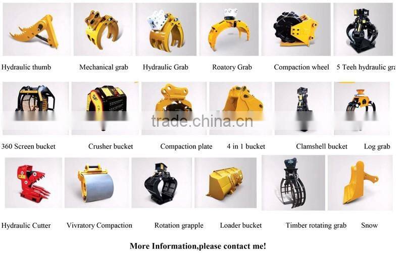 Excavator spare parts of hydraulic excavator thumb grab