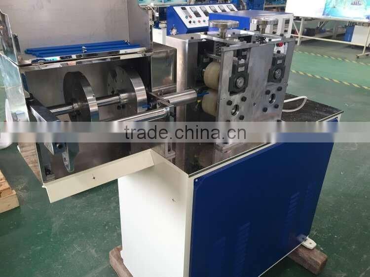 Double wheel traction motor double disc cutting machine