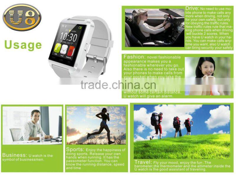 Factory Price Smart Watch Phone U8 Smart Watch for Android smart phone