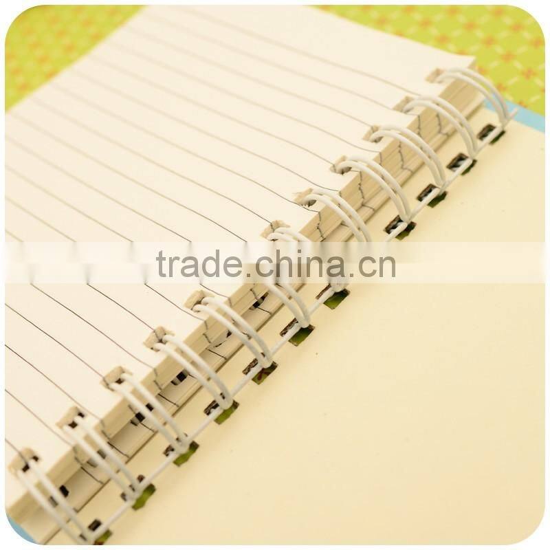 cute design double spiral note books for students