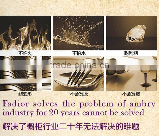 Hot sale UV painting veneer Acrylic banging MDF modular kitchen price is reasonable with top quality