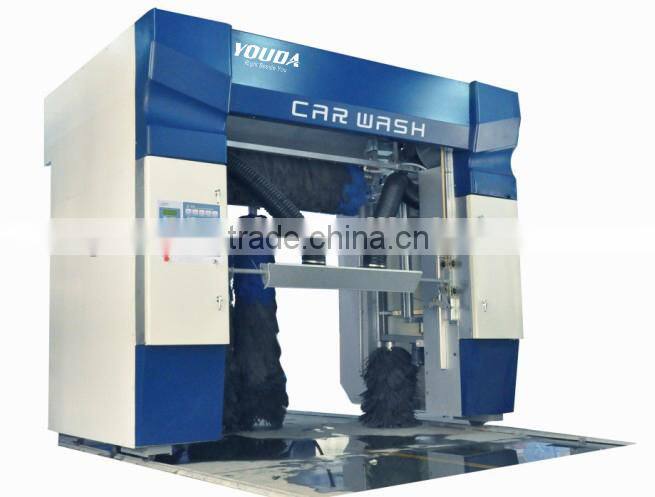 Automatic tunnel brush car wash machine/ 5,7,9 brushes is optional