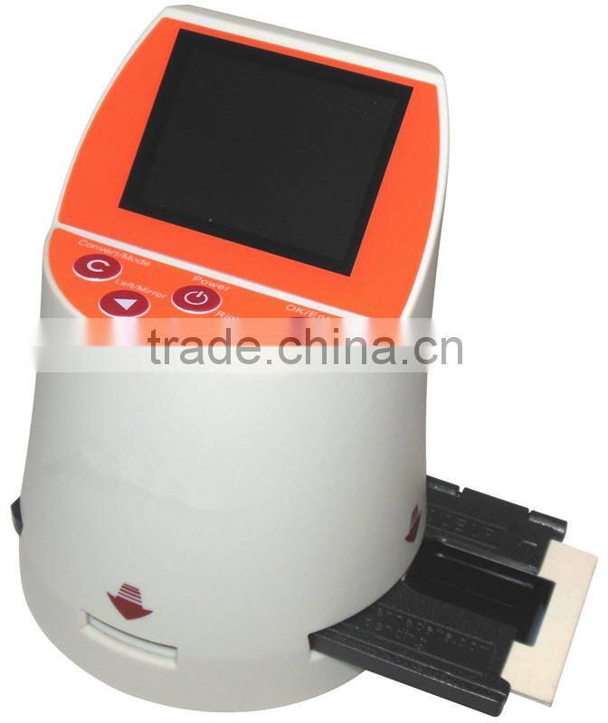 14MP Stand-alone high resolution film scanner 2.4" color screen 7-in-1 films supported film scanner