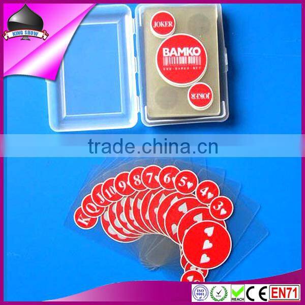 high end print transparent plastic cards for advertising promotional gift casino wholesale