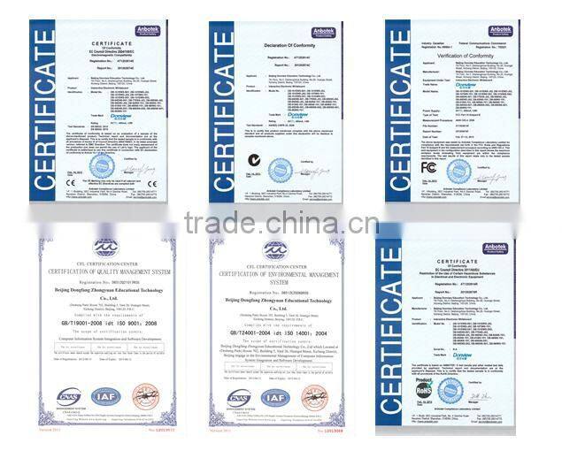 Classroom interactive display whiteboard DB-95EWS-D02