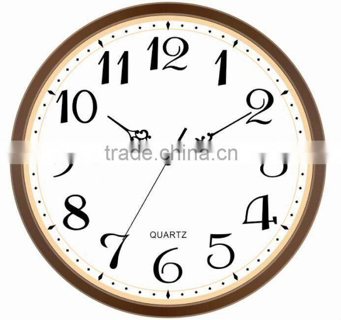 decorative wall clock, wall mounted round clock