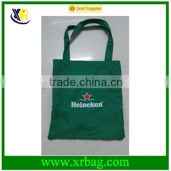 fashion eco green cotton tote shopping bag