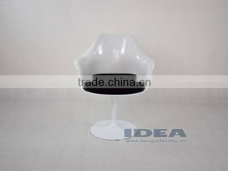 Black Seat Cushion for Replica Eero Saarinen Tulip Arm Chair