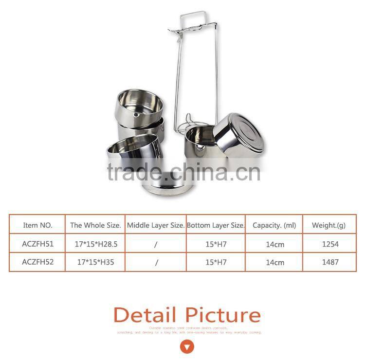 multipurpose large capacity 4-5layers stainless steel thermos bento box/food container