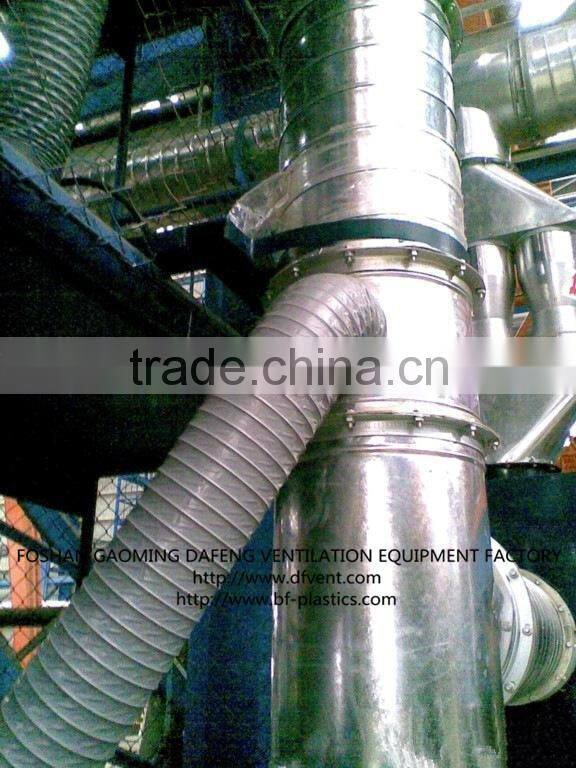8" x 25' 300Celsius grey heater duct for boiler