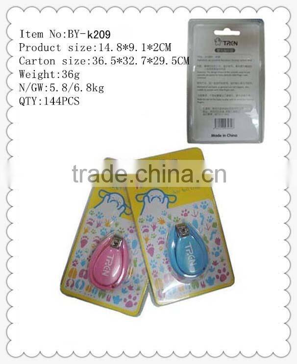 Baby Safe Colorful Nail Clipper Manicure Set in the Blister Card