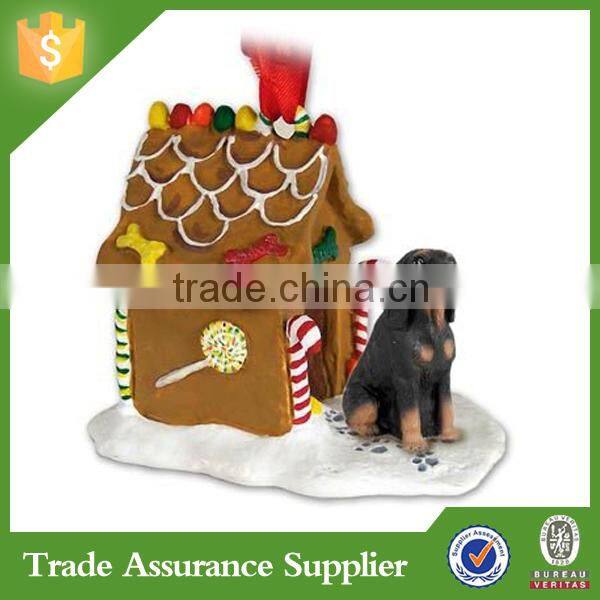 Wholesale Personalized Resin House Christmas Ornaments with Names