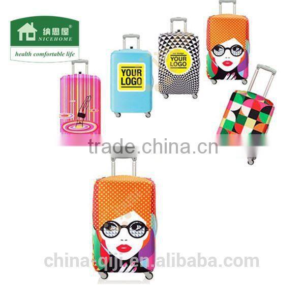 Top quality canvas fabric luggage cover wholesale